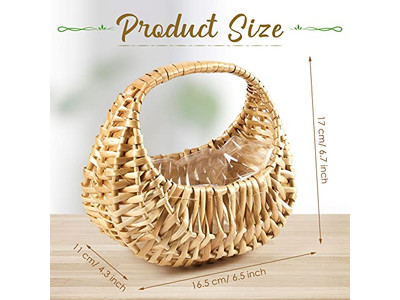 Panier de Pique-nique Africain Fleurs pour Panier Vente en Gros Ensemble de Copeaux de Bois