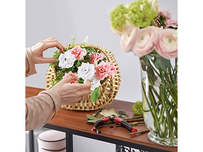 Panier de Pique-nique Africain Fleurs pour Panier Vente en Gros Ensemble de Copeaux de Bois